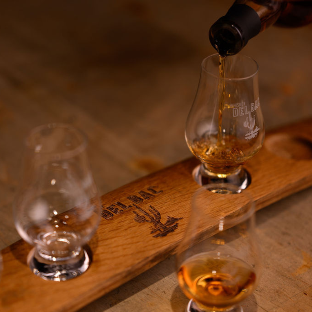 Barrel Stave Flight Board - 4 Pour