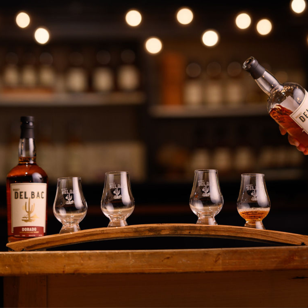 Barrel Stave Flight Board - 4 Pour