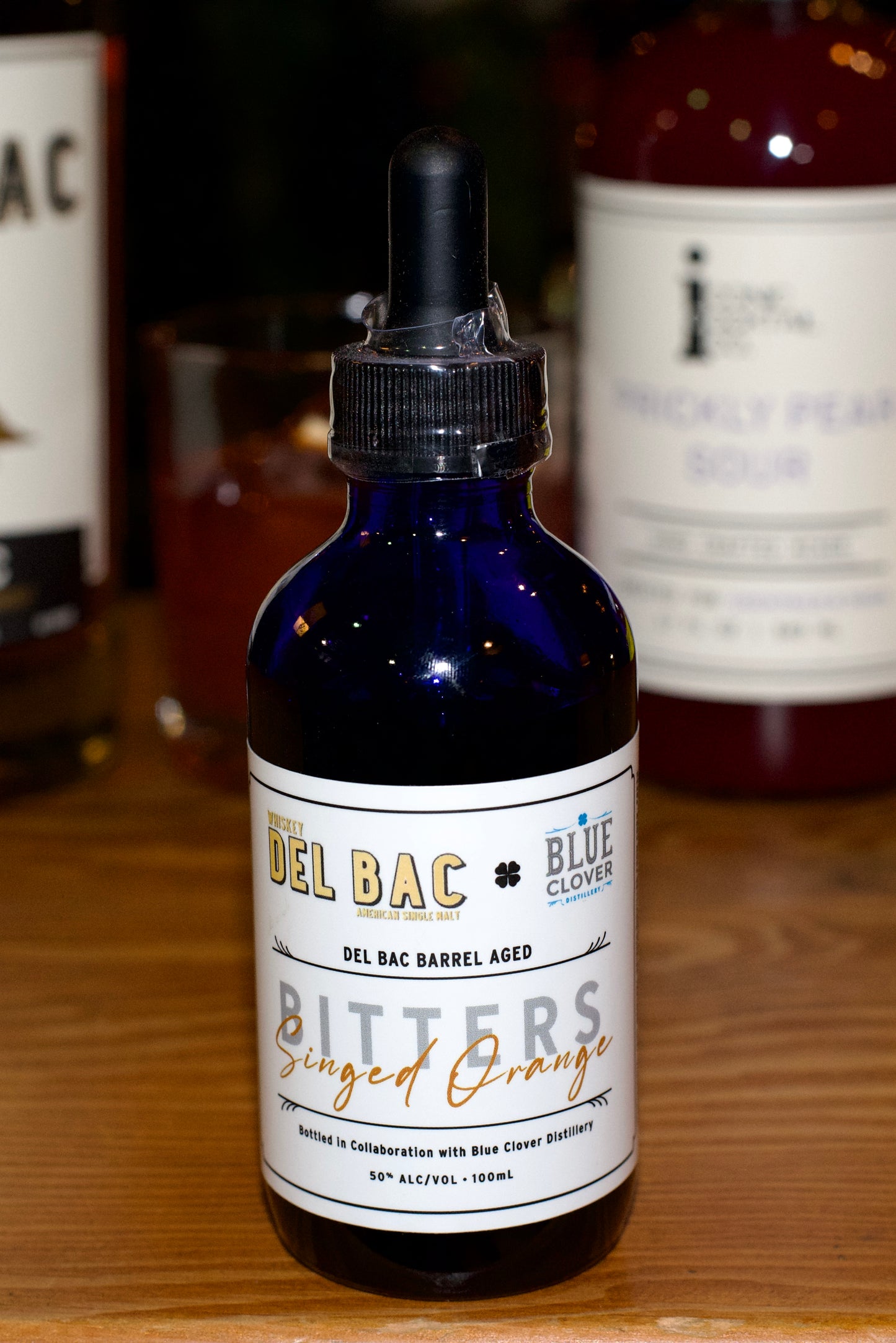 Whiskey Del Bac x Blue Clover Singed Orange Bitters