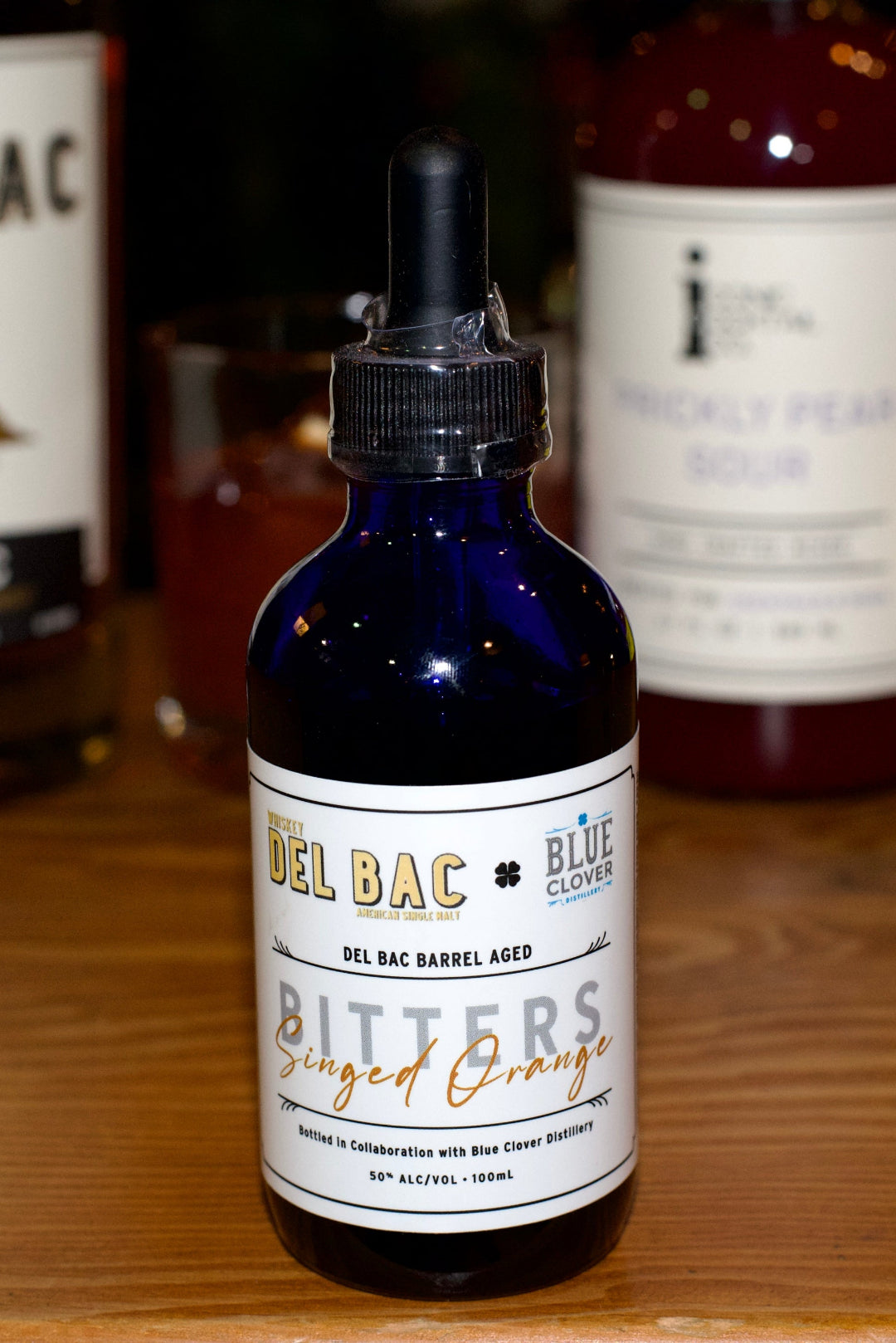 Whiskey Del Bac x Blue Clover Singed Orange Bitters