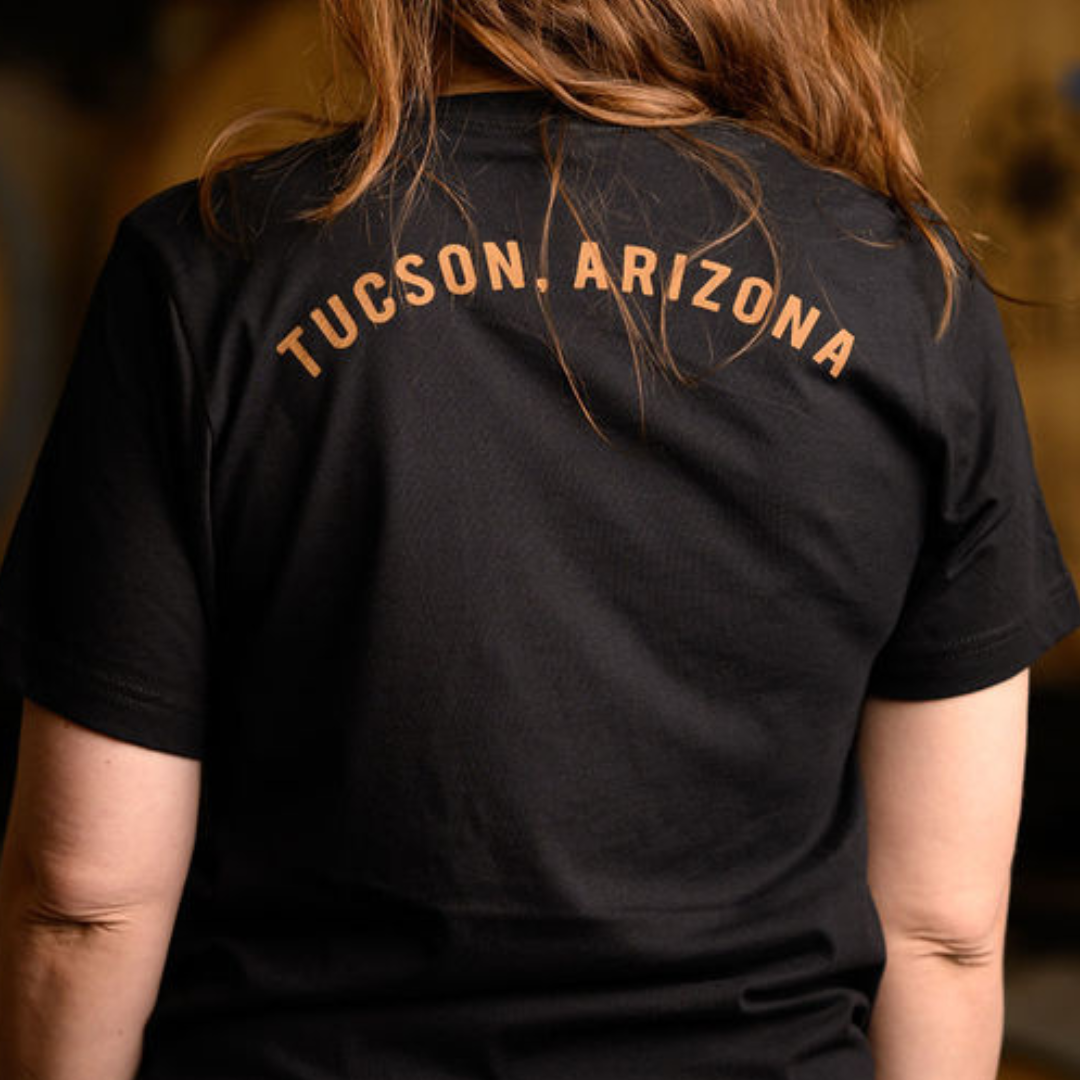Black Whiskey Del Bac Logo T-Shirt