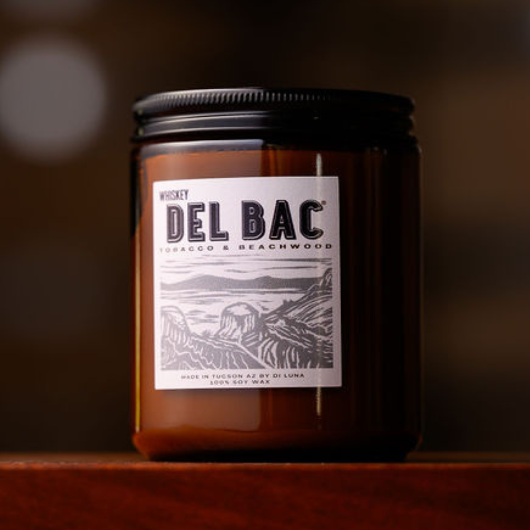 Whiskey Del Bac x DiLuna Candle