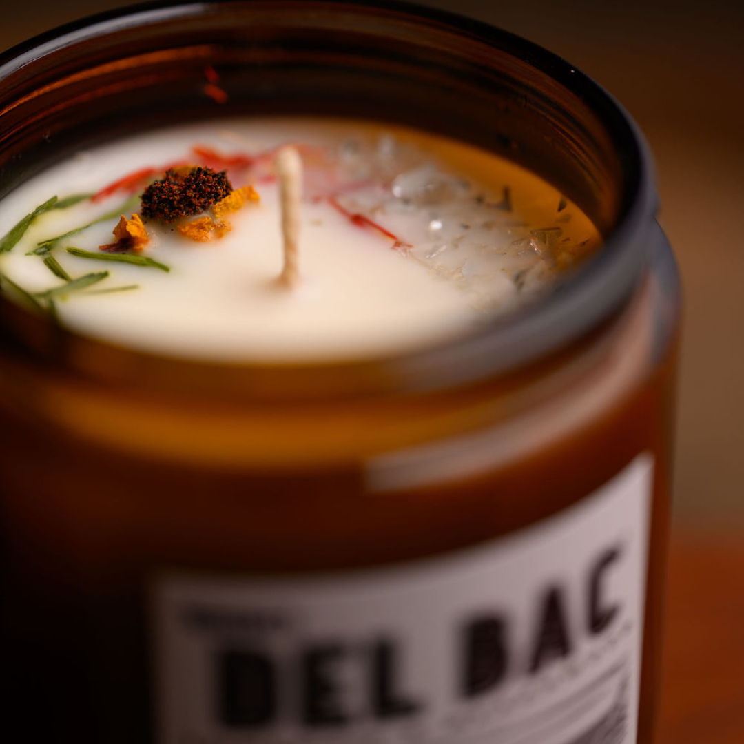 Whiskey Del Bac x DiLuna Candle