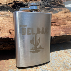 4 oz Whiskey Del Bac flask