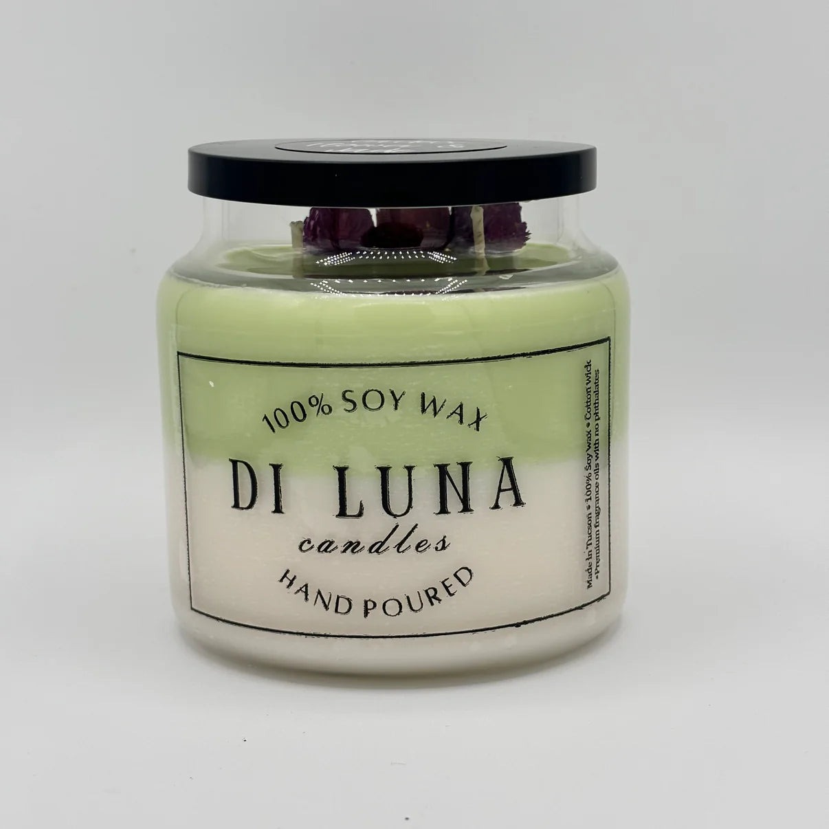 DiLuna Cactus Flower & Jade Candle