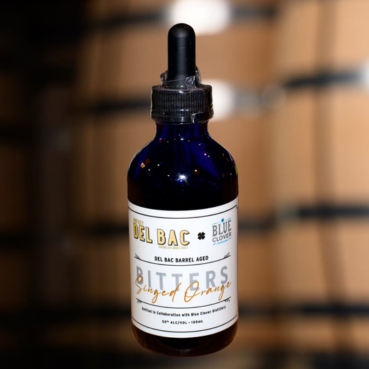 Whiskey Del Bac x Blue Clover Singed Orange Bitters