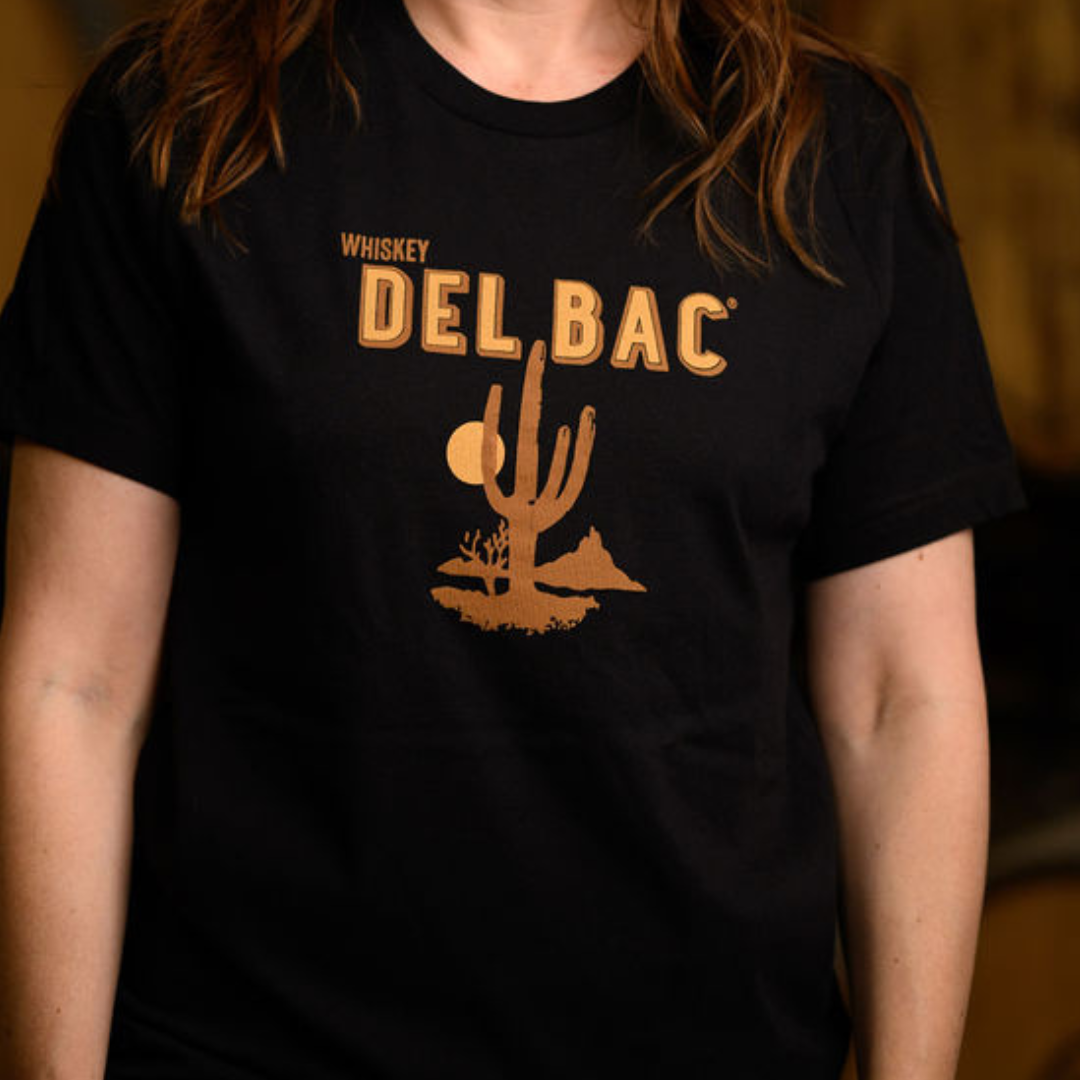 Whiskey Del Bac T-Shirt (Black & White)