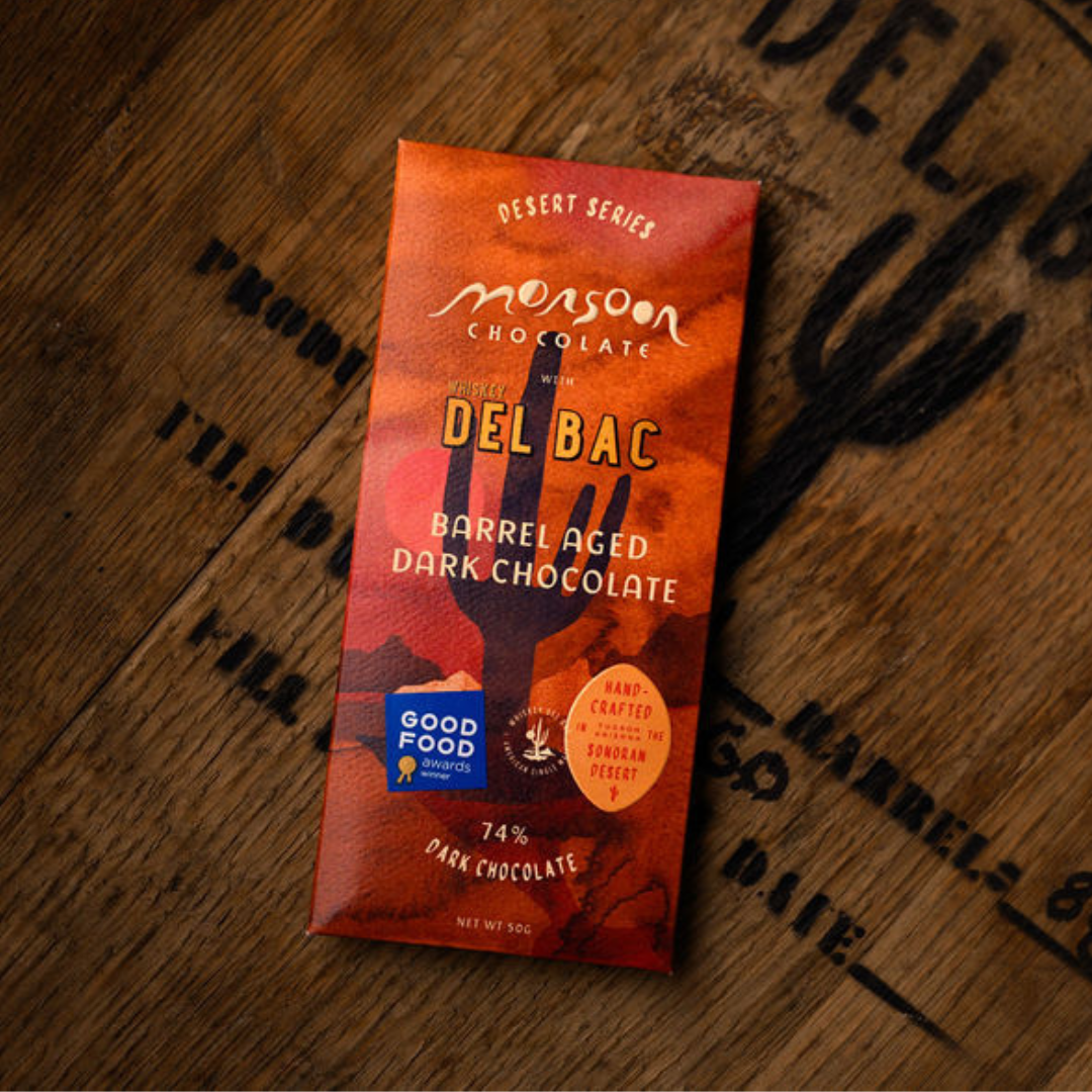 Whiskey Del Bac Barrel Aged Dark Chocolate