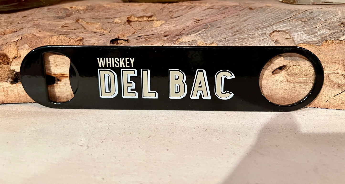 Whiskey Del Bac branded bartender grade bottle opener.