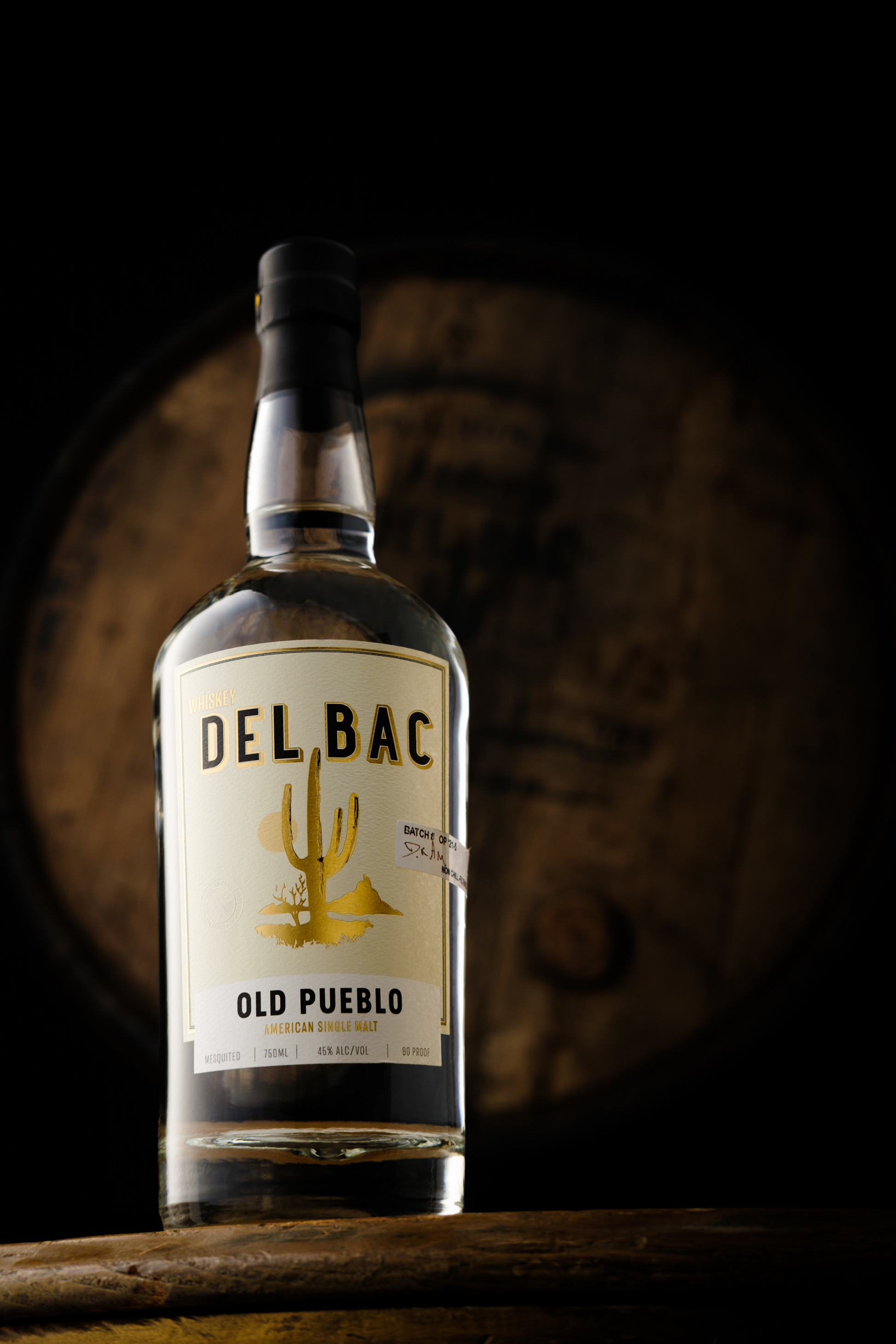 Old Pueblo is a white whiskey distilled in Tucson, Arizona.